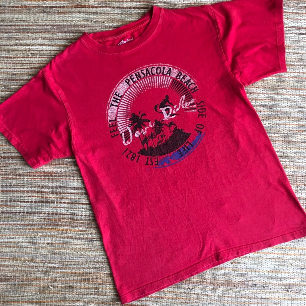 Beach Lovers T Shirt “Pensacola Wave Riders” Med